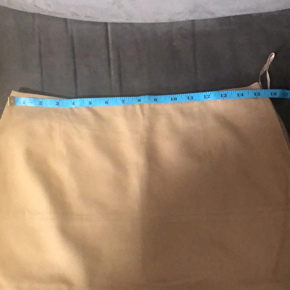 Leather suede skirt - Picture 6 of 8